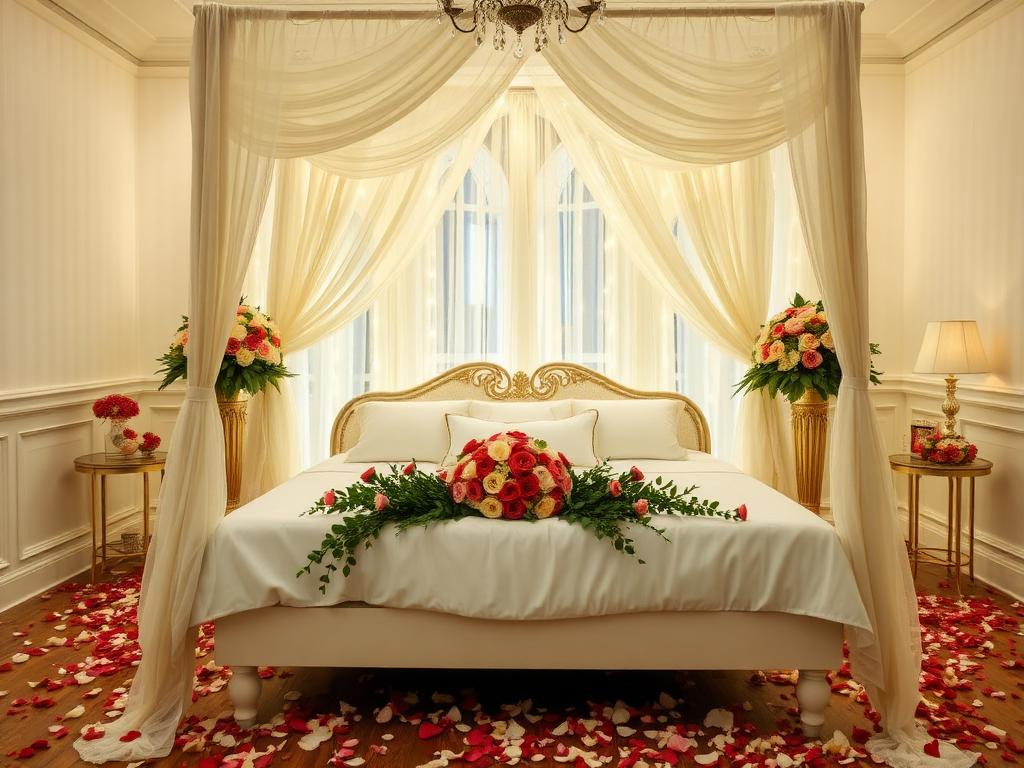 Bridal Room Setup — Bridal Room floral work in Lahore