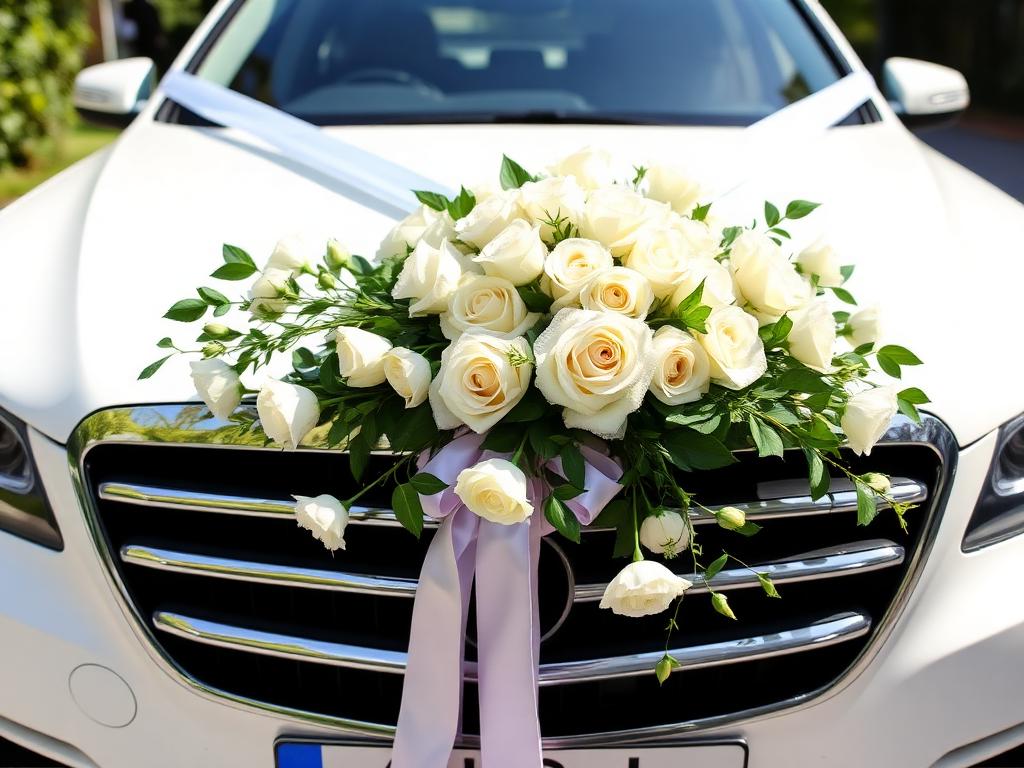 Wedding Car Decoration Lahore by Aligoraya Flowers Market