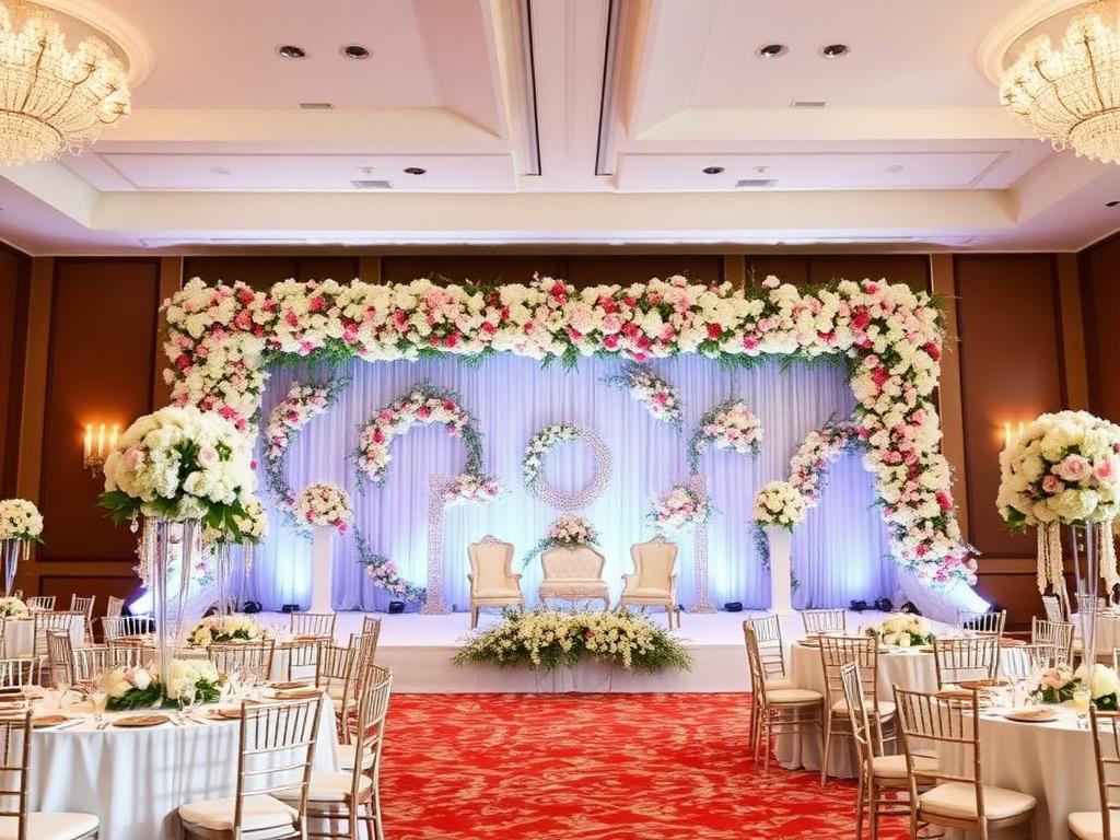 Event Flower Decoration Lahore by Aligoraya Flowers Market