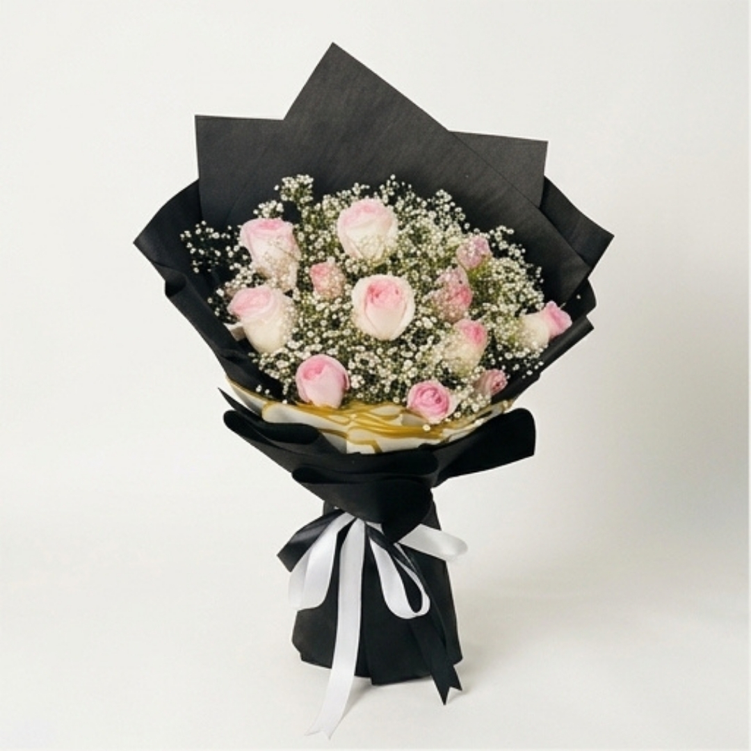 Elegant White & Pastel Bouquet Collection