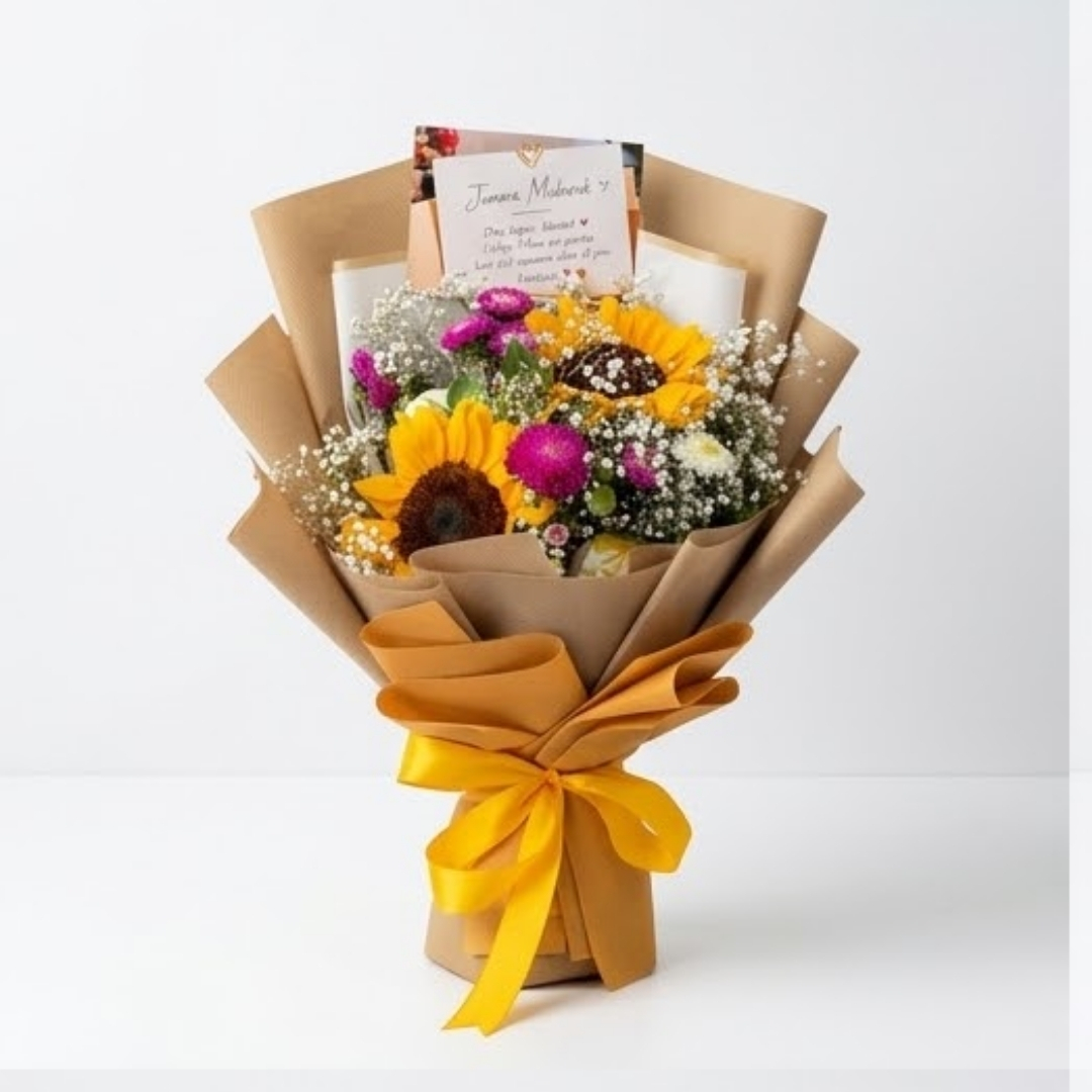 Premium Sunflower Bouquet Collection