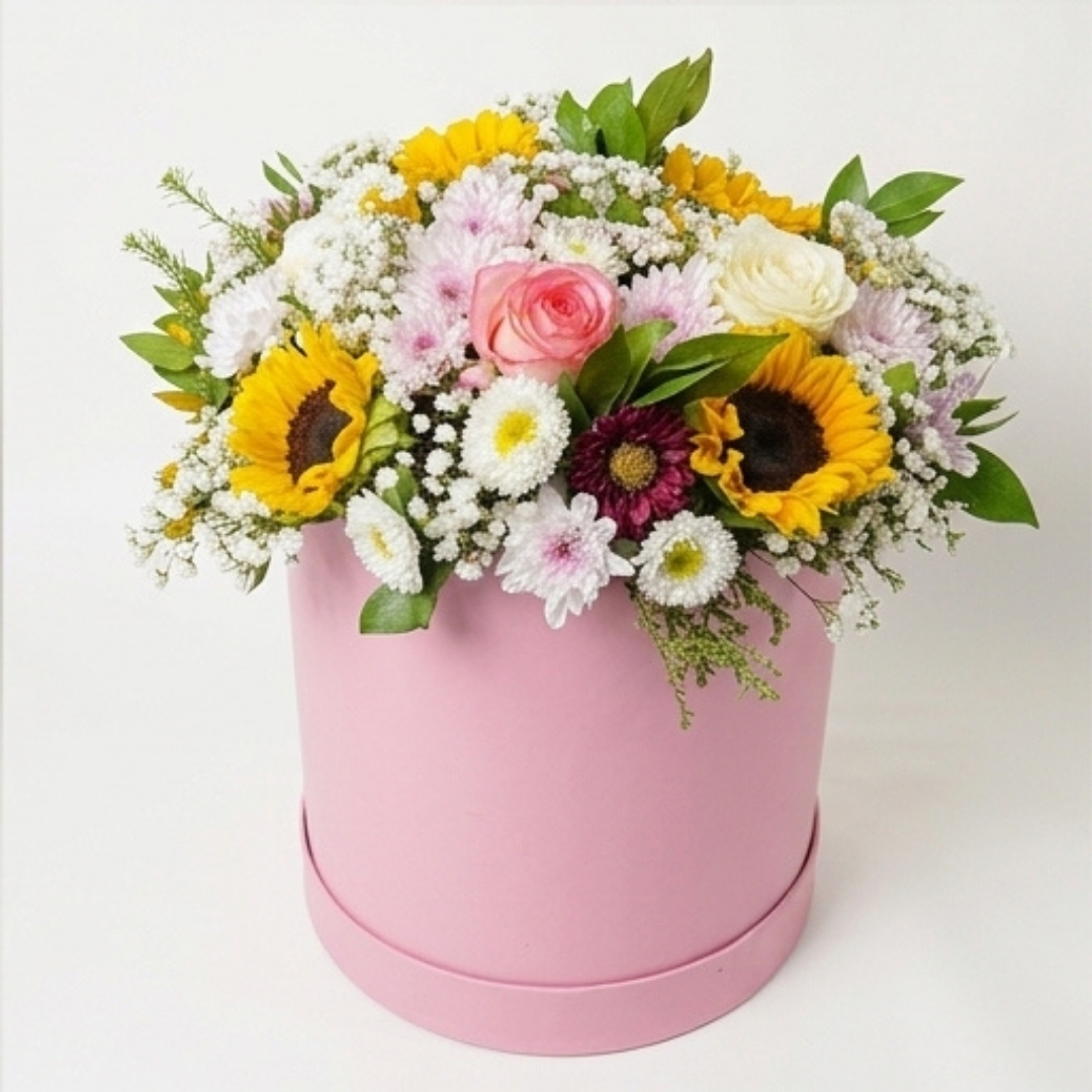 Sunshine & Roses Pastel Floral Box detail 3
