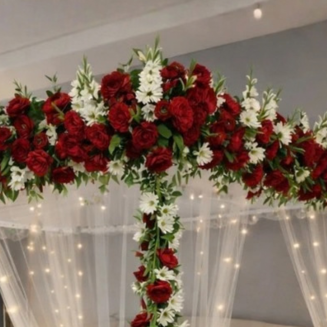 Romantic Rose Bridal Room Decoration