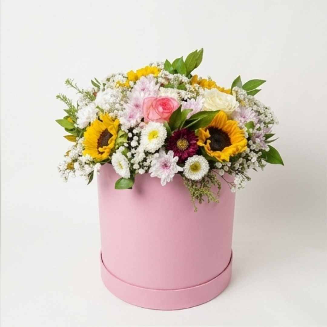 Sunshine & Roses Pastel Floral Box detail 2