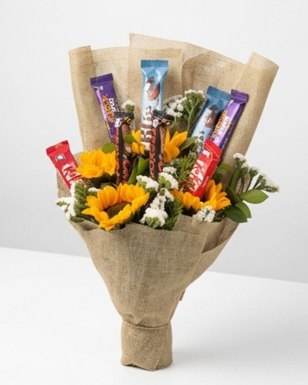 Golden Sun & Sweet Treat Chocolate Gift Bouquet detail 3