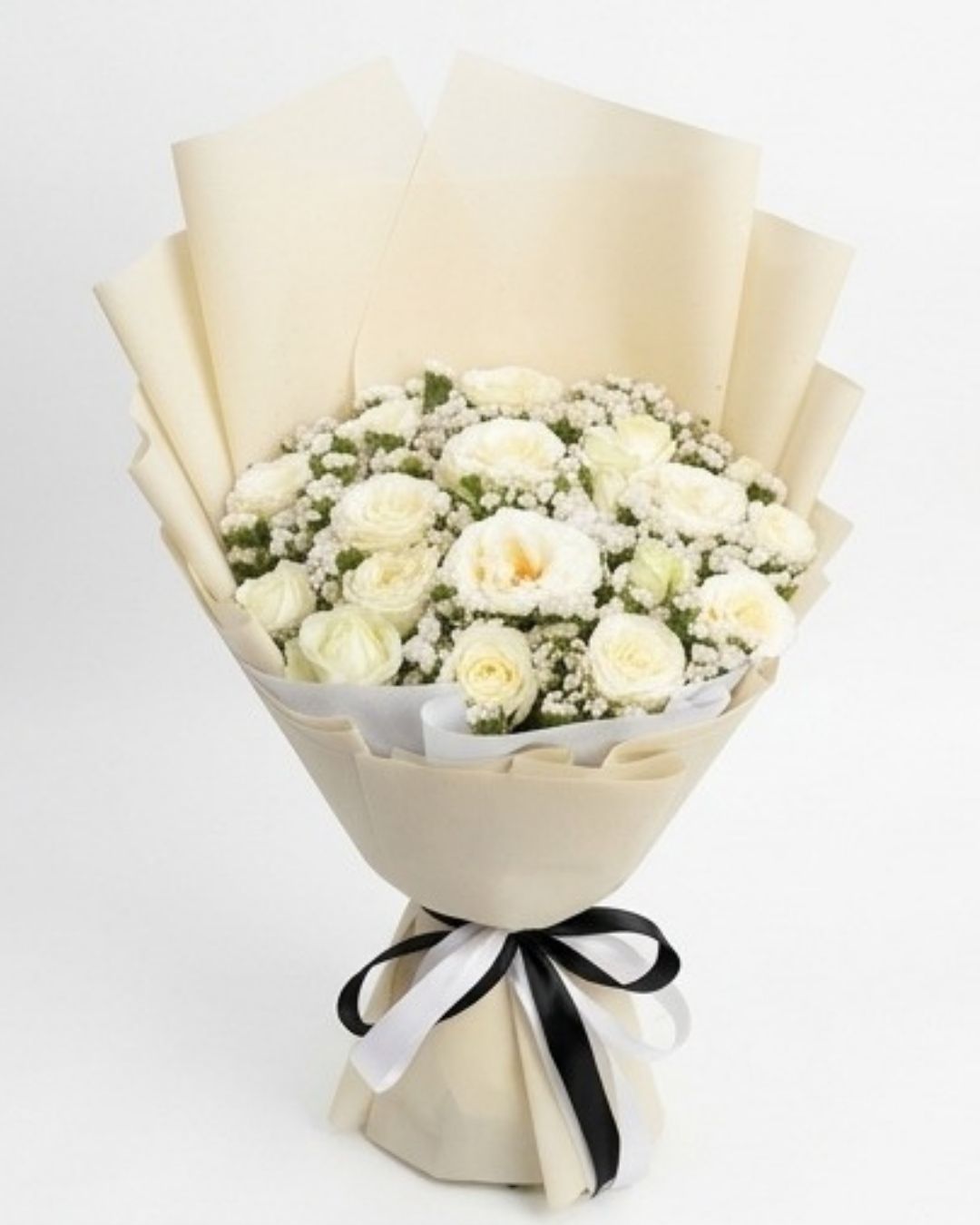 Elegant White & Pastel Bouquet Collection